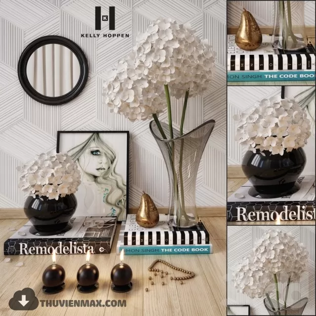 FLOWER – 3DMODEL – VASE – 638