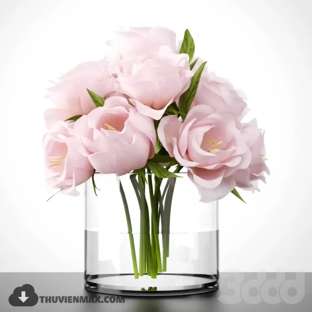 FLOWER – 3DMODEL – VASE – 639
