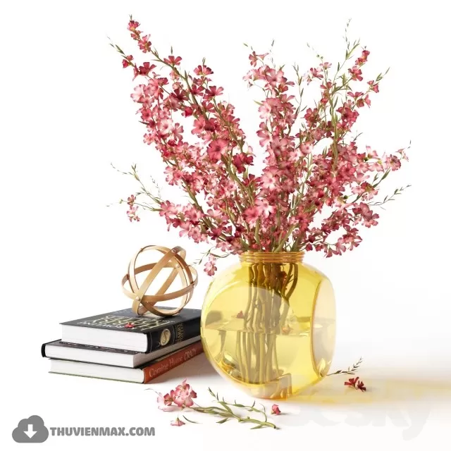 FLOWER – 3DMODEL – VASE – 644