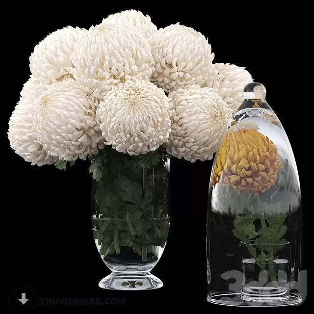 FLOWER – 3DMODEL – VASE – 650