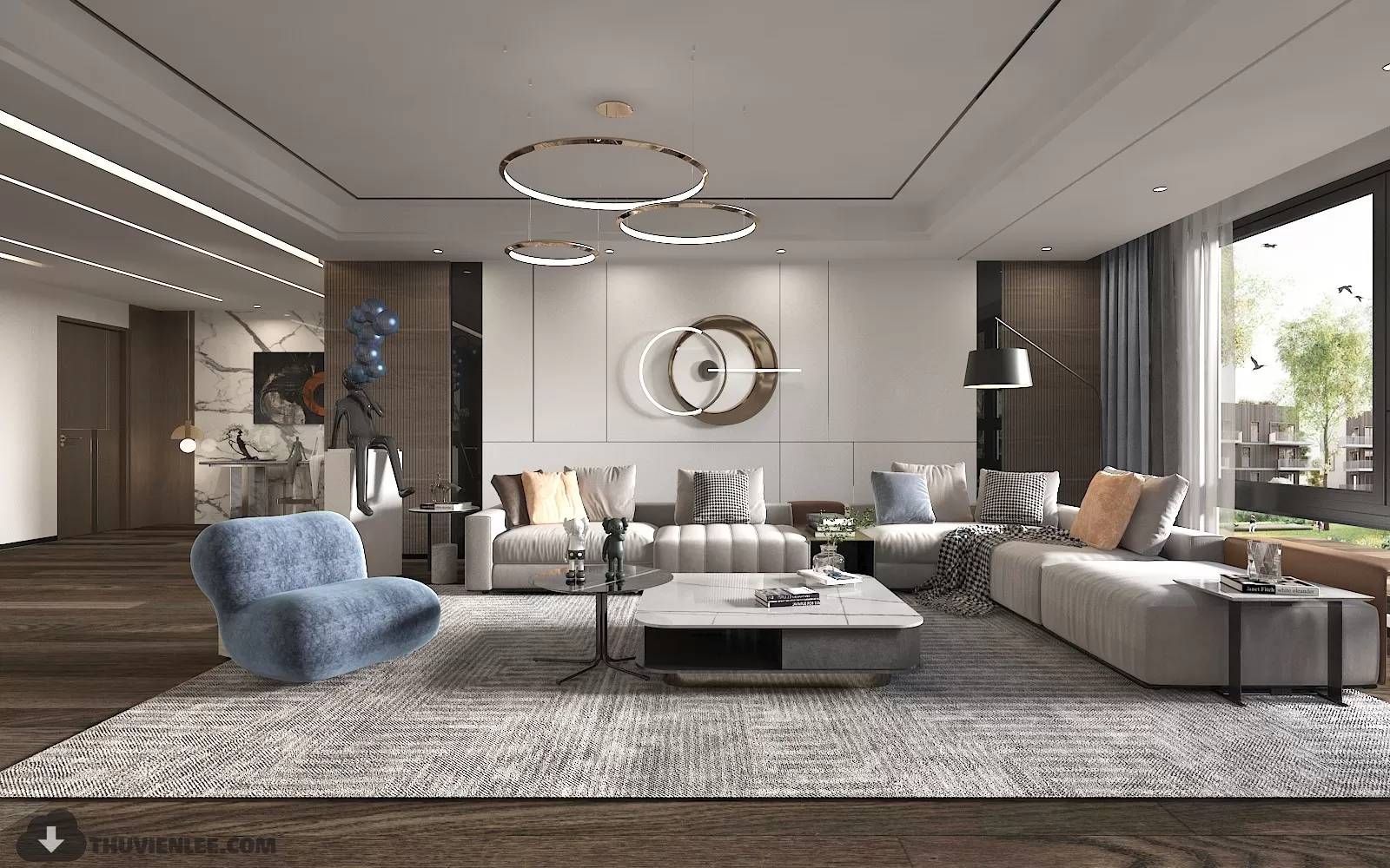 PRO 3D SCENE – LIVING ROOM 3D BLOCK – 019