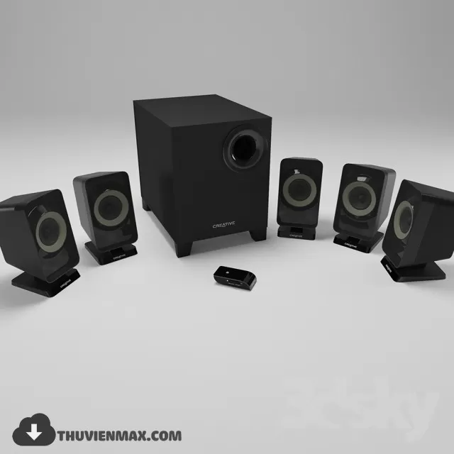 SPEAKER – 3DS MAX – 023