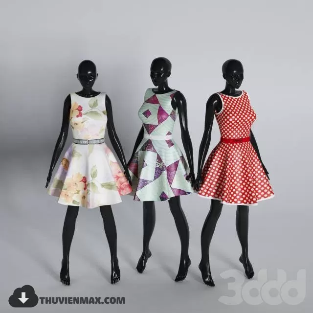 CLOTHES – DRESS – 3DSKY – 002