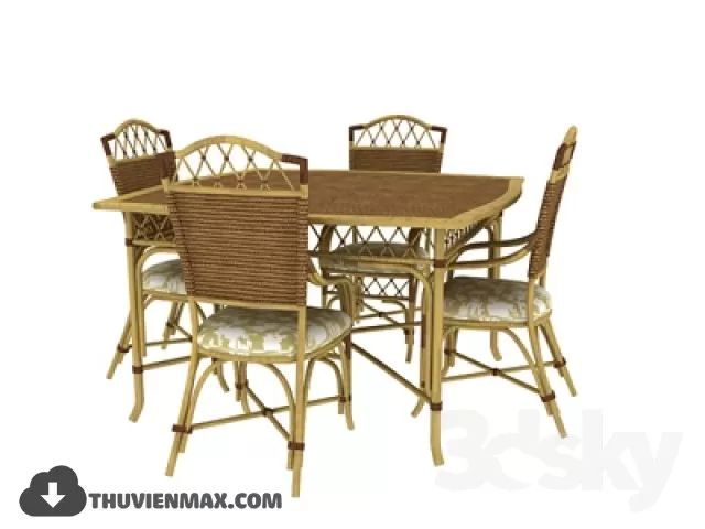 RATTAN – BAMBOO – 3D – 014