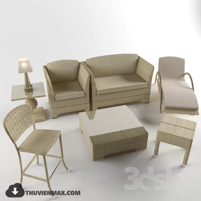 RATTAN – BAMBOO – 3D – 048