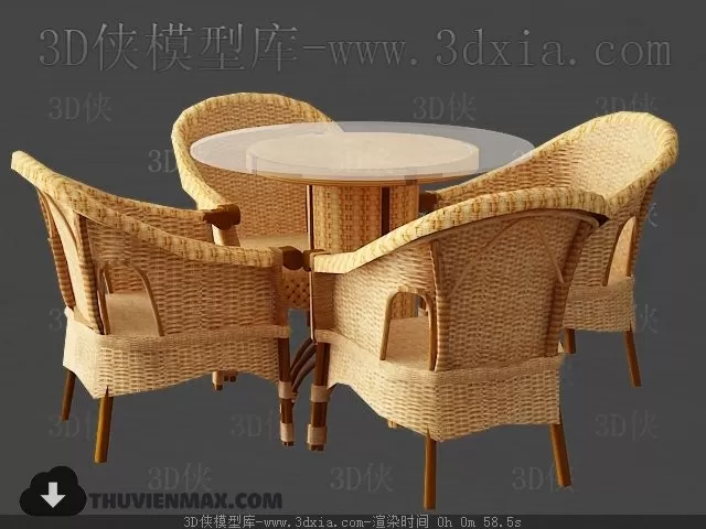 RATTAN – BAMBOO – 3D – 051
