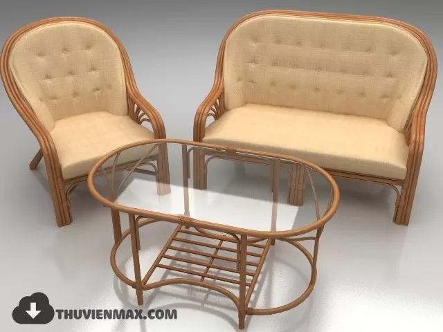 RATTAN – BAMBOO – 3D – 052