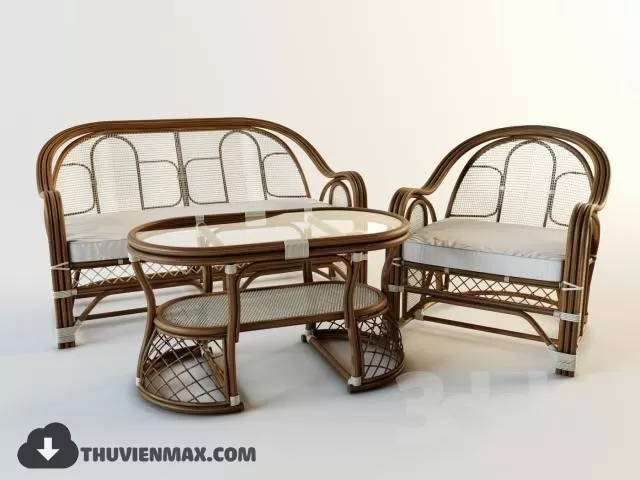 RATTAN – BAMBOO – 3D – 064