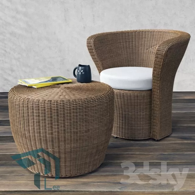RATTAN – BAMBOO – 3D – 077