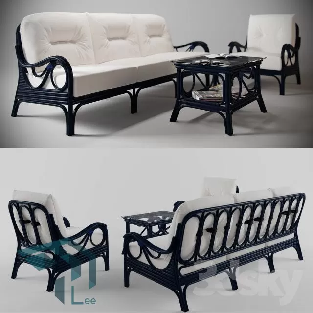 RATTAN – BAMBOO – 3D – 079