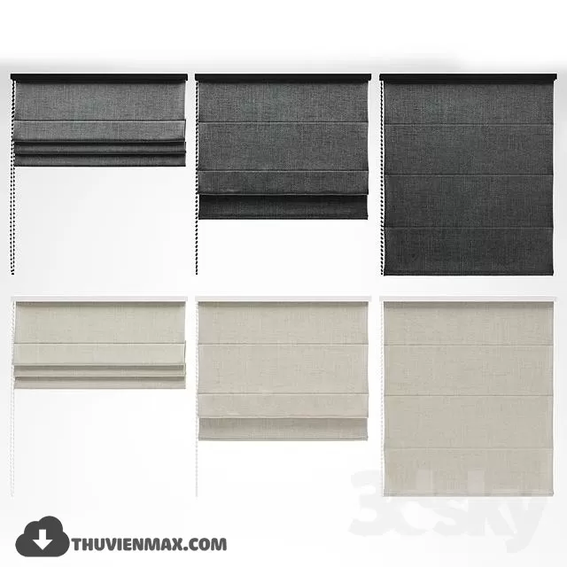 CURTAIN – ROMAN – 3D MODEL – 019