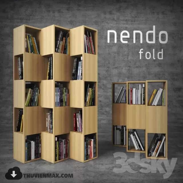 SHELF – BOOK – 3DS MAX – 007