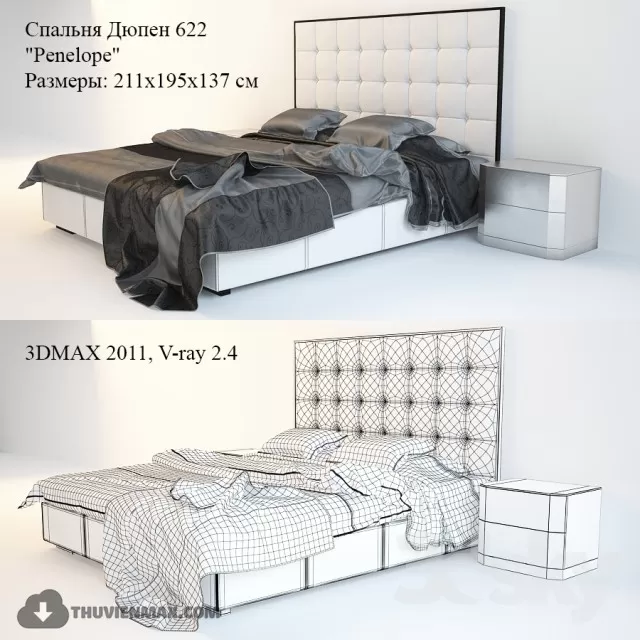 BED 3DSKYMODEL – 401