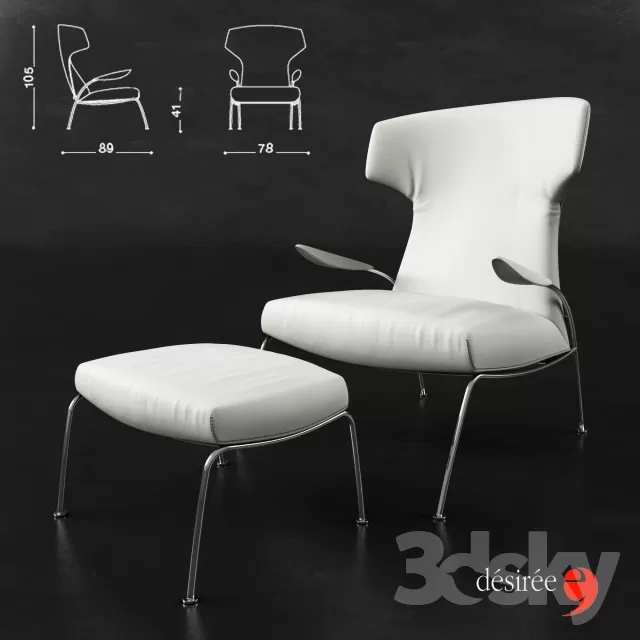 FURNITURE – ARMCHAIR 3D MODELS – 416