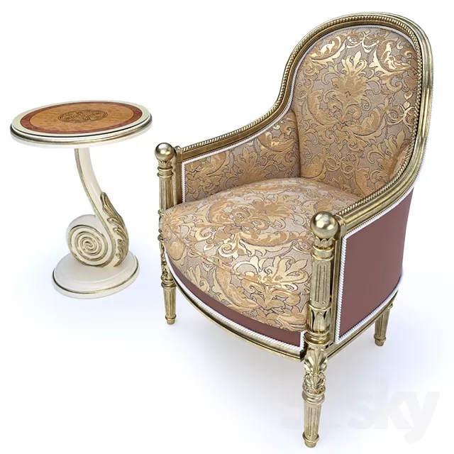 FURNITURE – ARMCHAIR 3D MODELS – 445