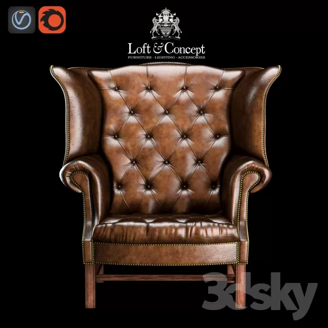FURNITURE – ARMCHAIR 3D MODELS – 497