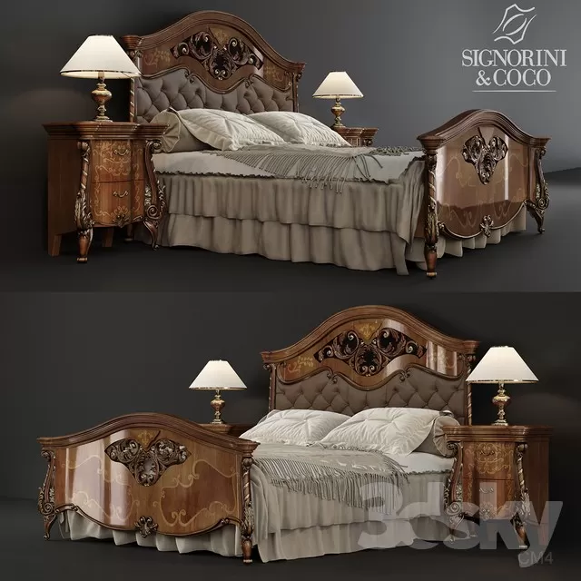 FURNITURE – BED 3D MODELS – 153