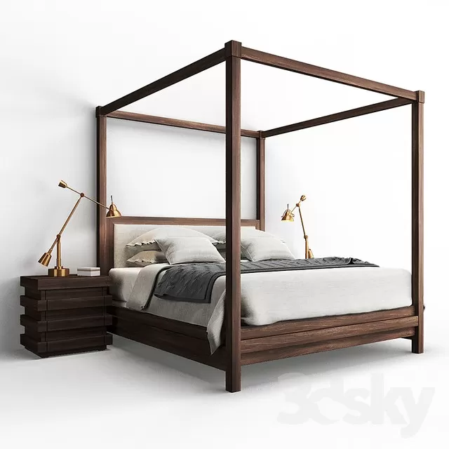 FURNITURE – BED 3D MODELS – 155