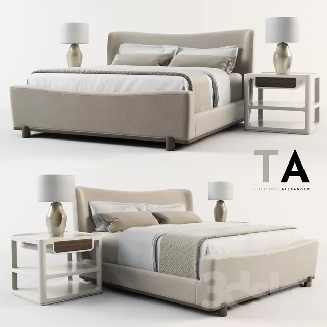 FURNITURE – BED 3D MODELS – 165