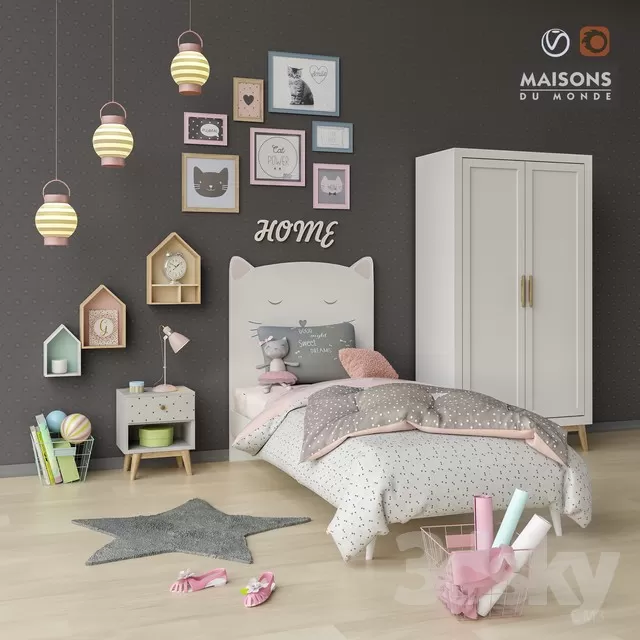 FURNITURE – BED 3D MODELS – 169