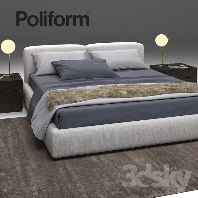 FURNITURE – BED 3D MODELS – 043
