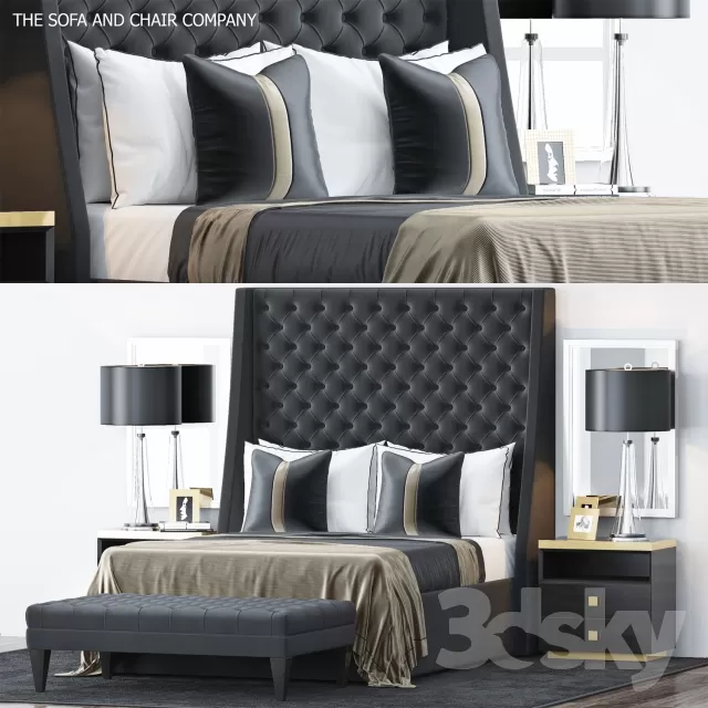 FURNITURE – BED 3D MODELS – 523