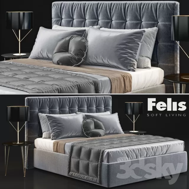 FURNITURE – BED 3D MODELS – 537