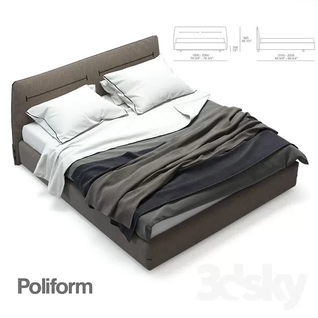 FURNITURE – BED 3D MODELS – 078 FURNITURE – BED 3D MODELS – 078