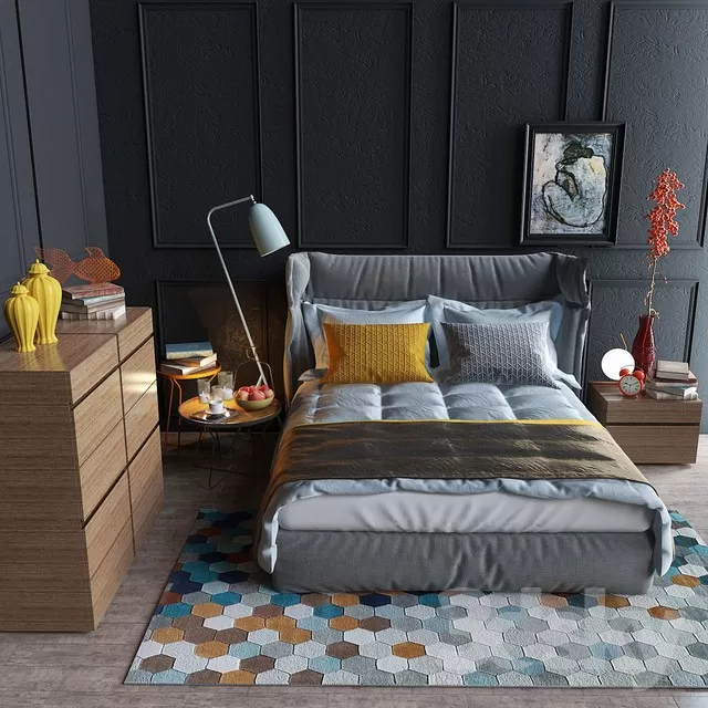 FURNITURE – BED 3D MODELS – 088 FURNITURE – BED 3D MODELS – 088
