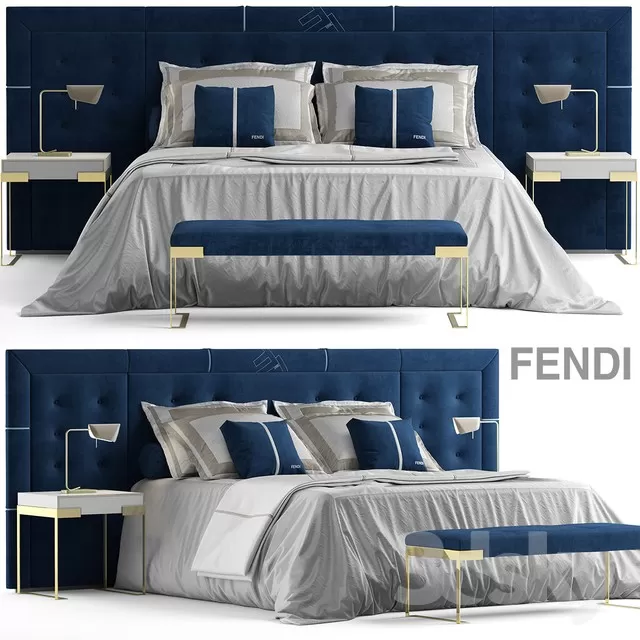 FURNITURE – BED 3D MODELS – 098 FURNITURE – BED 3D MODELS – 098