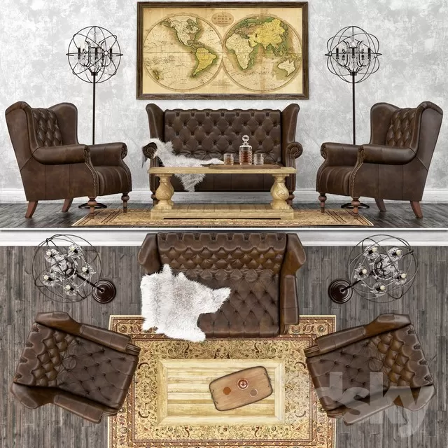 FURNITURE – SOFA 3D MODELS – 123