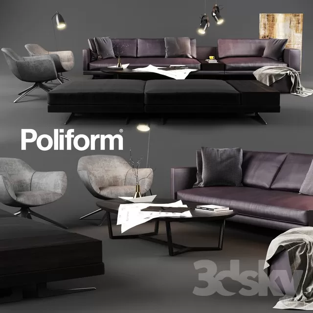 FURNITURE – SOFA 3D MODELS – 150