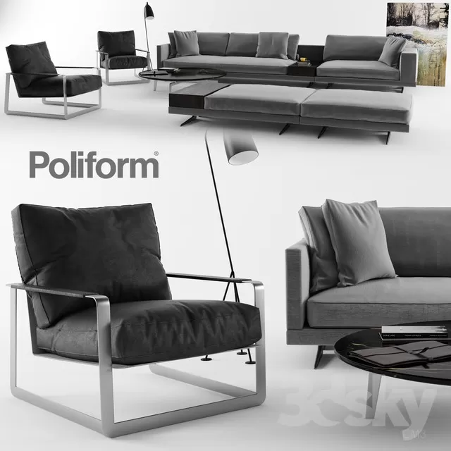 FURNITURE – SOFA 3D MODELS – 217