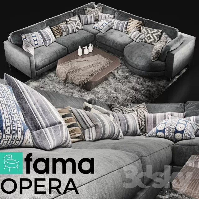 FURNITURE – SOFA 3D MODELS – 040