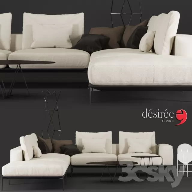 FURNITURE – SOFA 3D MODELS – 527