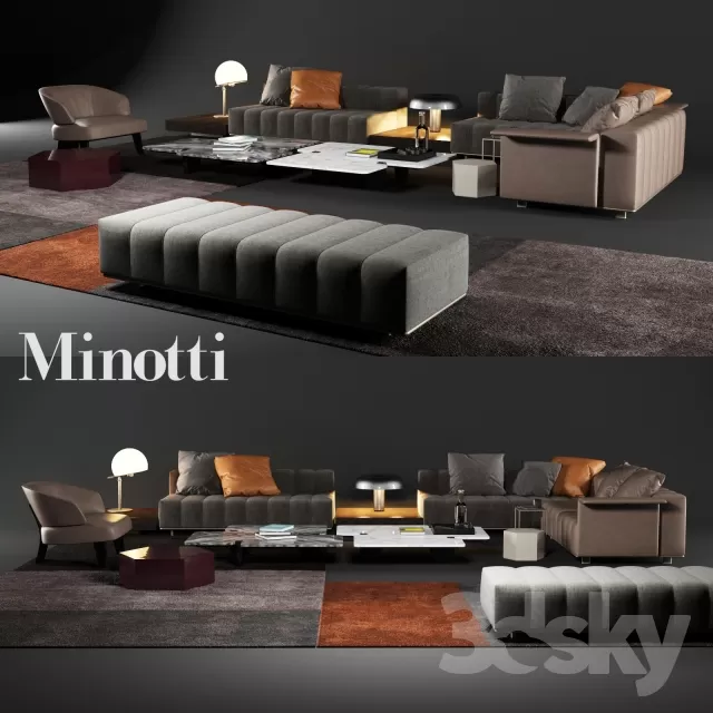 FURNITURE – SOFA 3D MODELS – 630