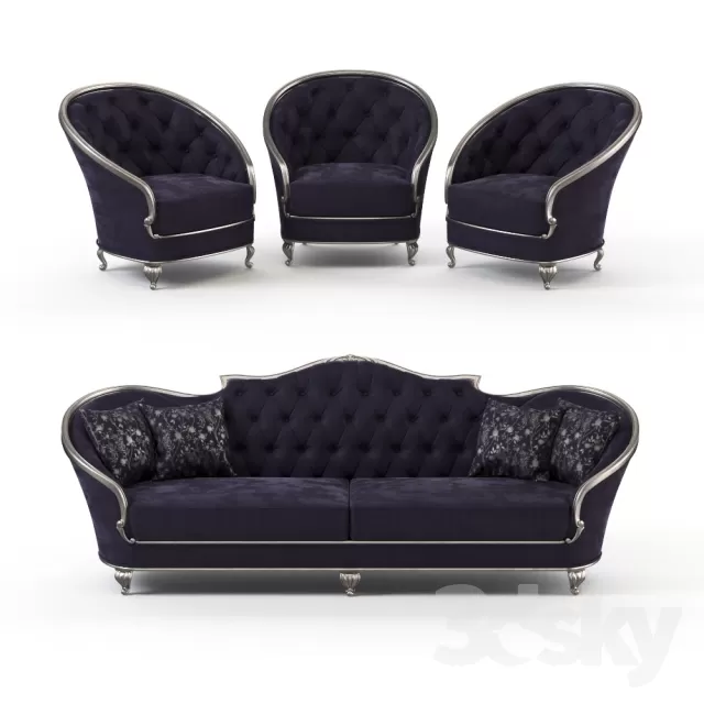 FURNITURE – SOFA 3D MODELS – 637