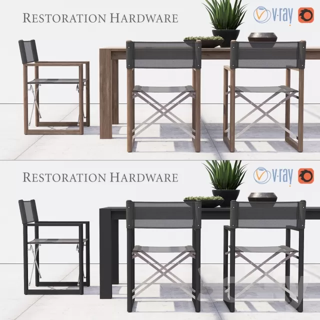 FURNITURE – TABLE AND CHAIRS 3D MODELS – 296 FURNITURE – TABLE AND CHAIRS 3D MODELS – 296