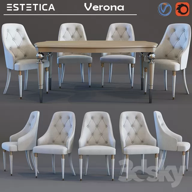 FURNITURE – TABLE AND CHAIRS 3D MODELS – 300 FURNITURE – TABLE AND CHAIRS 3D MODELS – 300