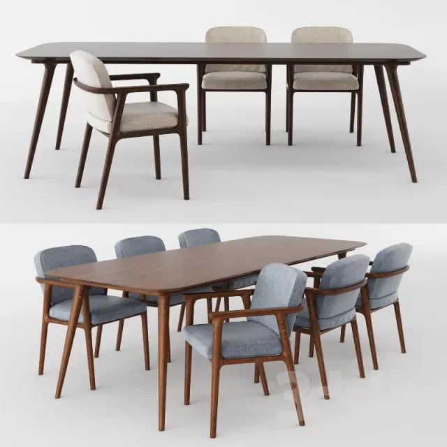 FURNITURE – TABLE AND CHAIRS 3D MODELS – 330 FURNITURE – TABLE AND CHAIRS 3D MODELS – 330