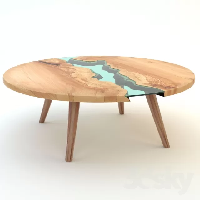 FURNITURE – TABLE AND CHAIRS 3D MODELS – 343