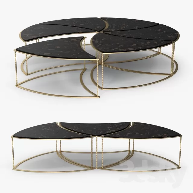 FURNITURE – TABLE AND CHAIRS 3D MODELS – 381