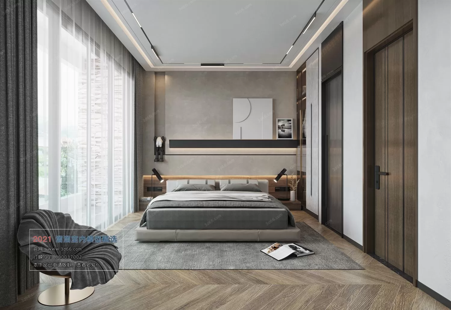 BEDROOM – A004-Modern style-Corona model BEDROOM – A004-Modern style-Corona model