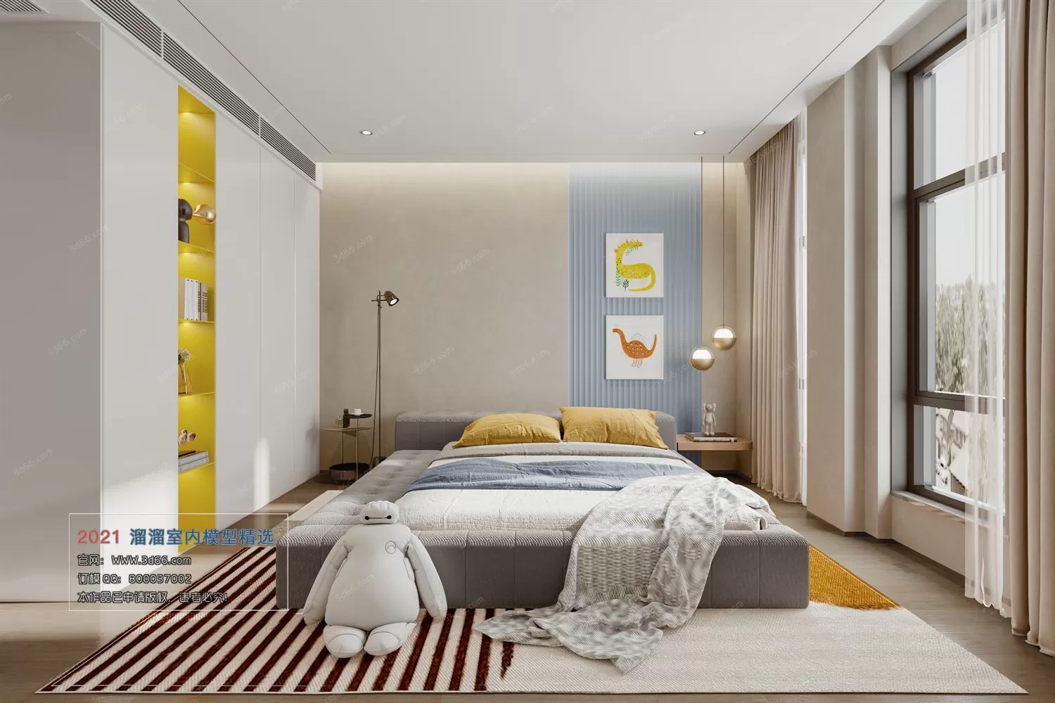 BEDROOM – A017-Modern style-Corona model BEDROOM – A017-Modern style-Corona model