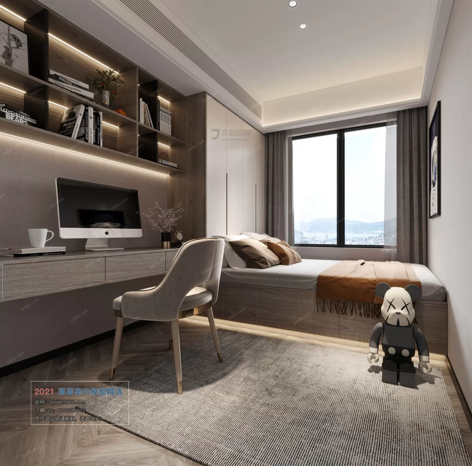 BEDROOM – A040-Modern style-Corona model BEDROOM – A040-Modern style-Corona model