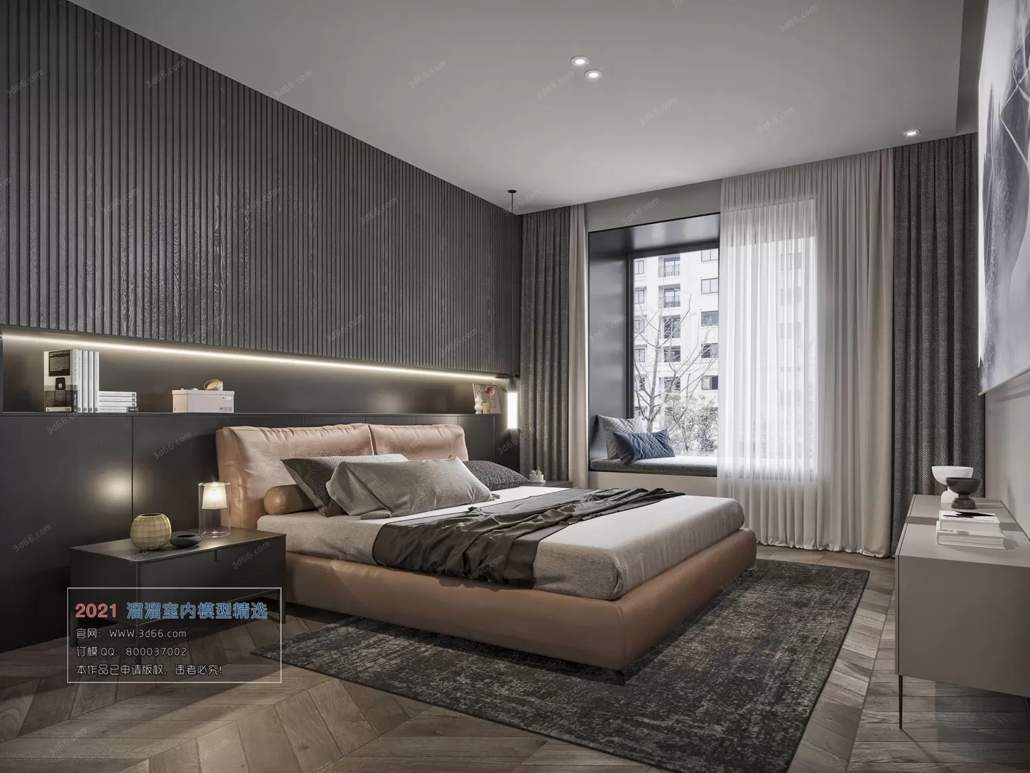 BEDROOM – A049-Modern style-Corona model BEDROOM – A049-Modern style-Corona model