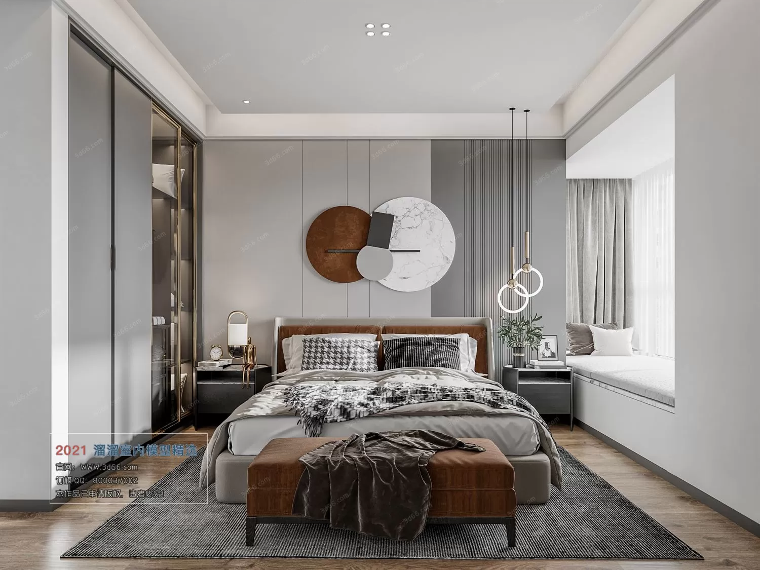 BEDROOM – A059-Modern style-Corona model BEDROOM – A059-Modern style-Corona model