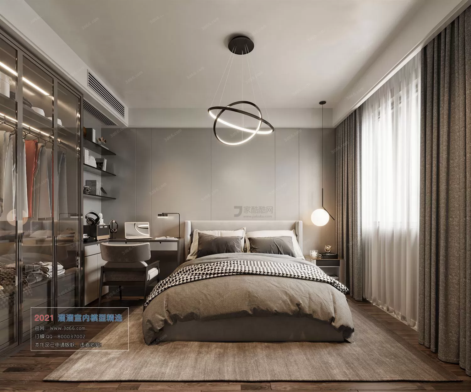 BEDROOM – A074-Modern style-Corona model BEDROOM – A074-Modern style-Corona model