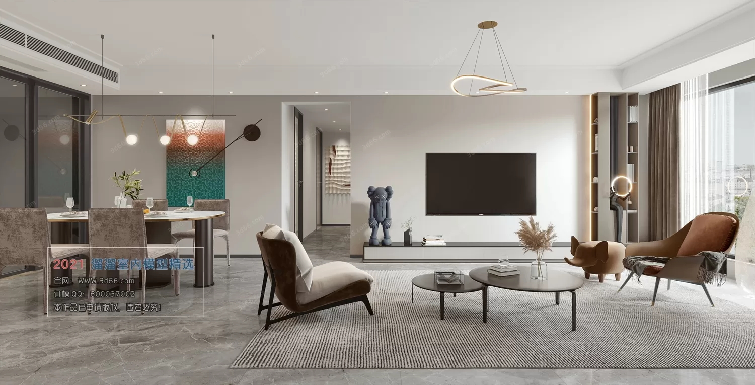 DINING, KITCHEN – A003-Modern style-Vray model DINING, KITCHEN – A003-Modern style-Vray model