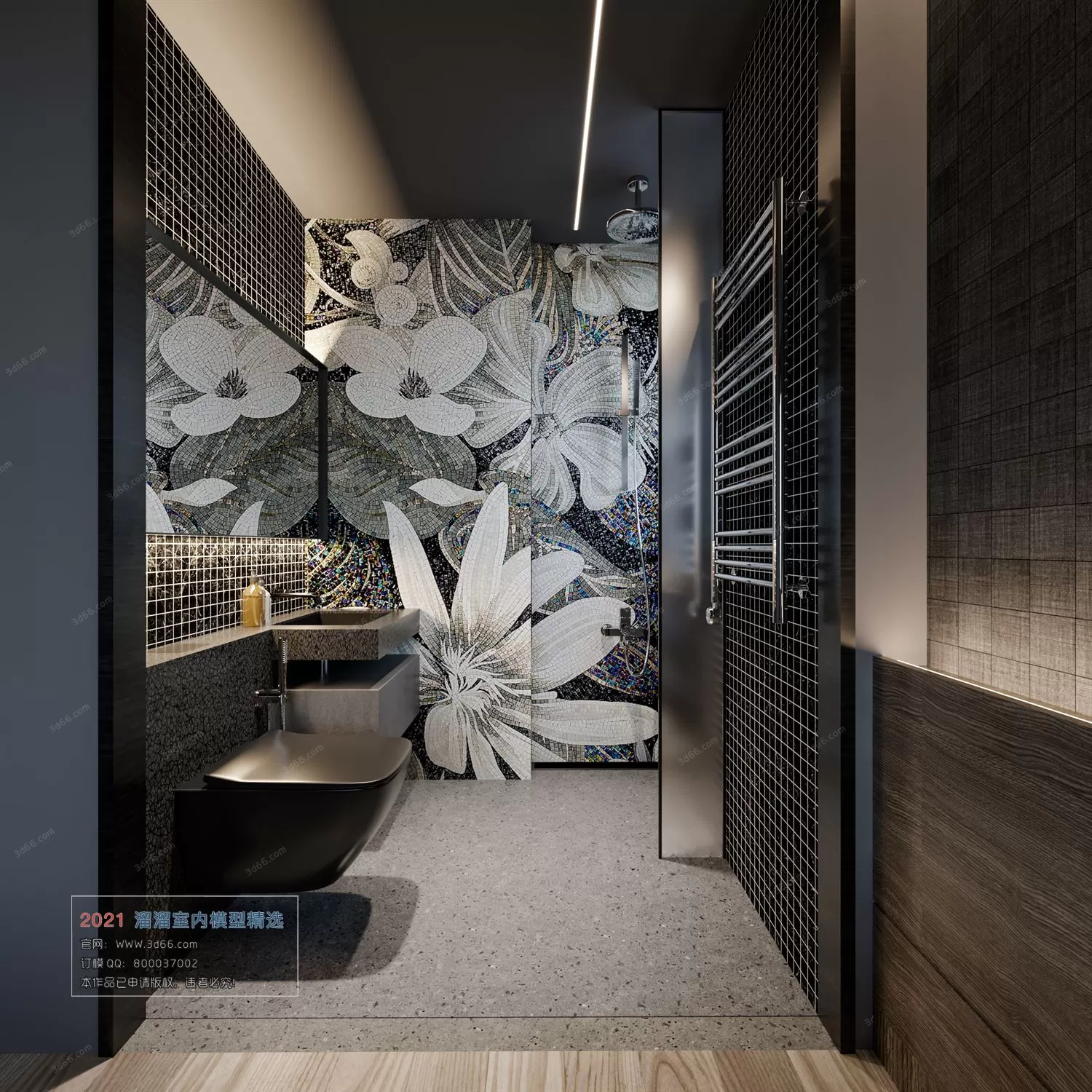 TOILET, BATHROOM – A007-Modern style-Corona model